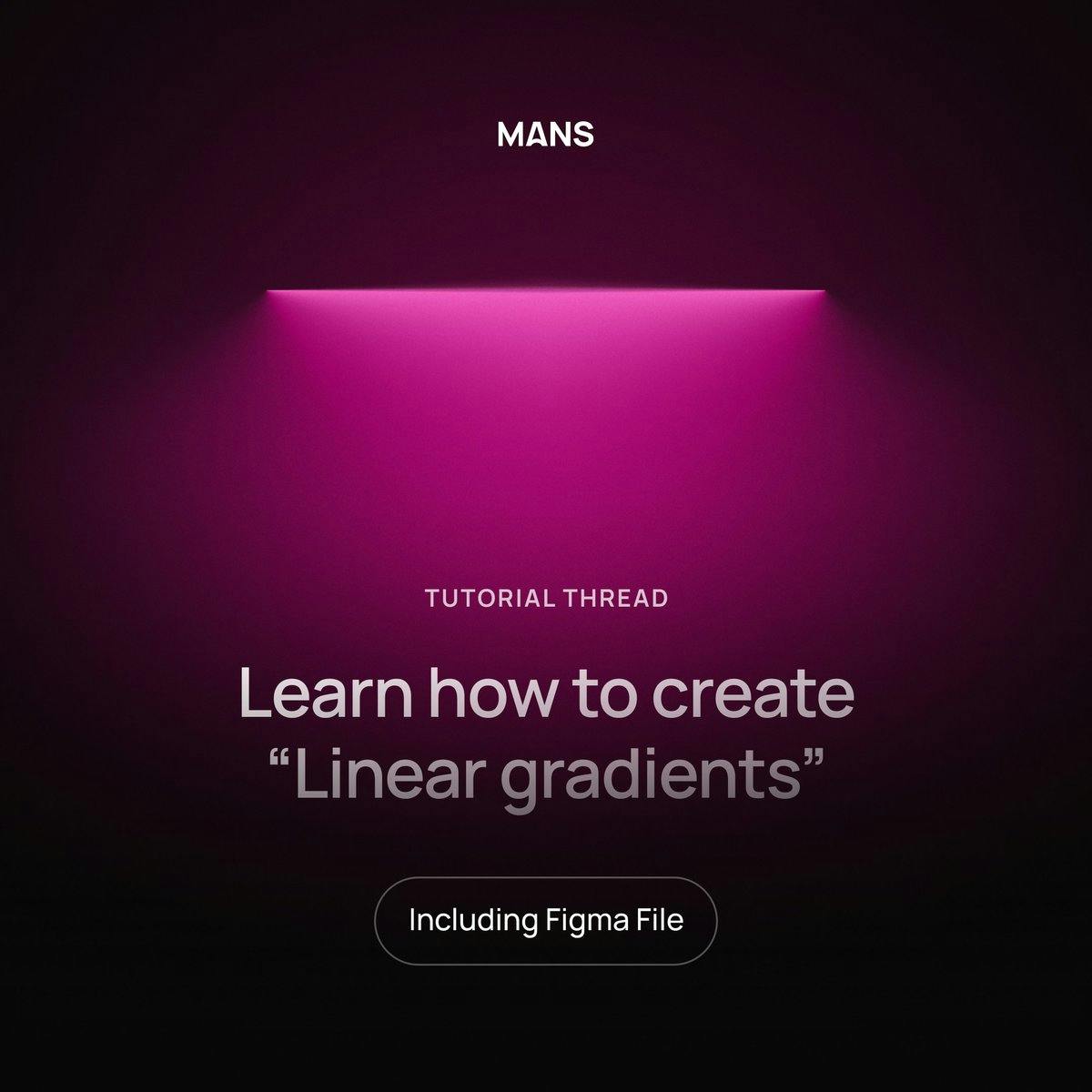 New Tutorial! ✨

Learn how to create "@linear gradients" with @figma in just a few easy steps.

Let's get started 👇 https://t.co/08wGSA9Ij1