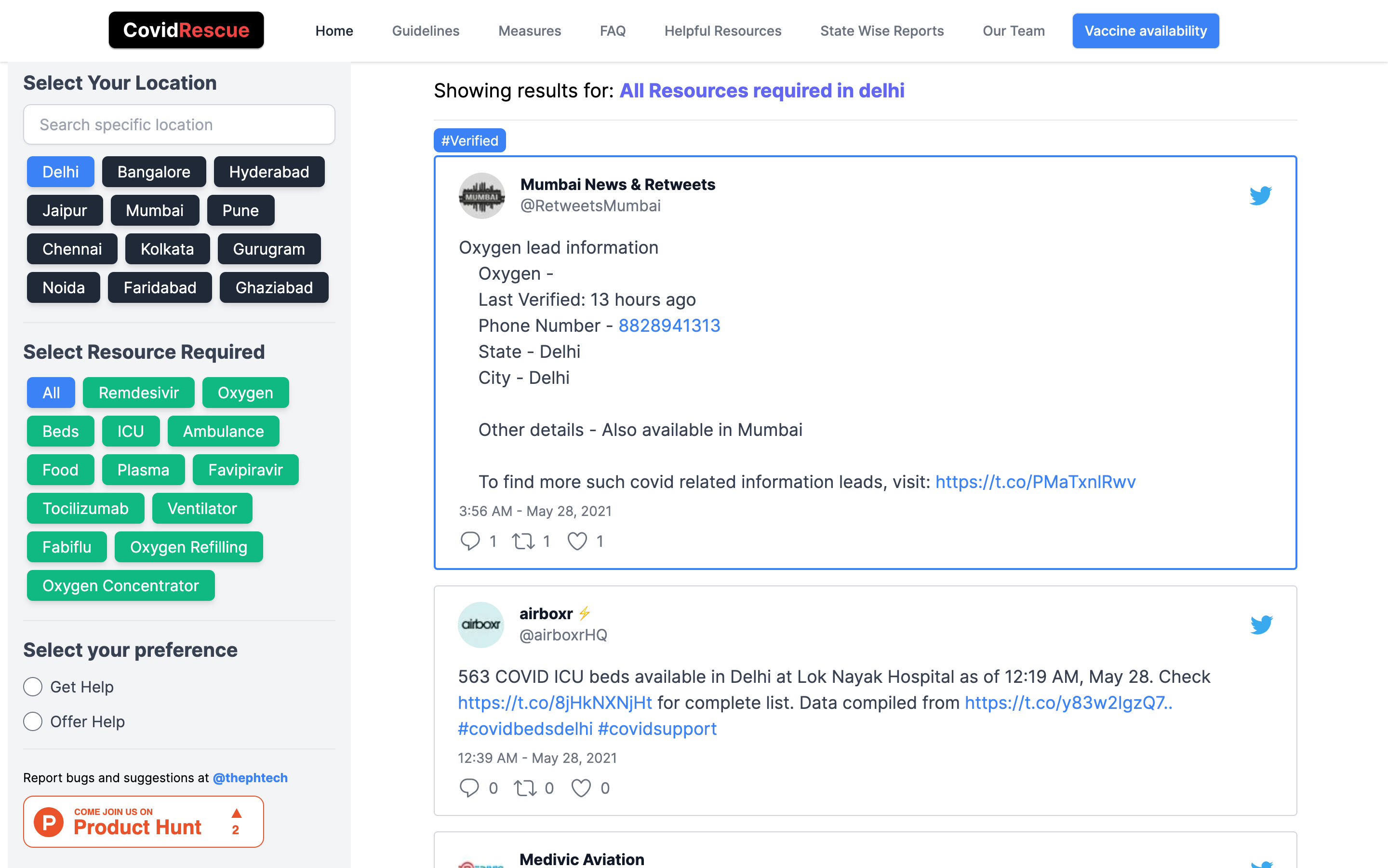 Build your own Covid Resource and leads portal with the Twitter API and ...